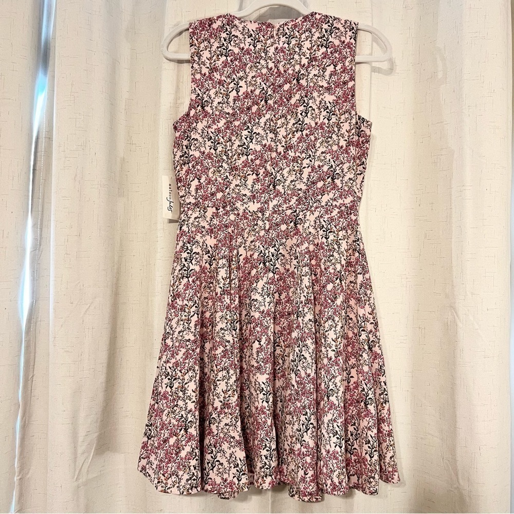 NWT Maison Jules Pink Floral Fit and Flare Dress - Picture 5 of 14